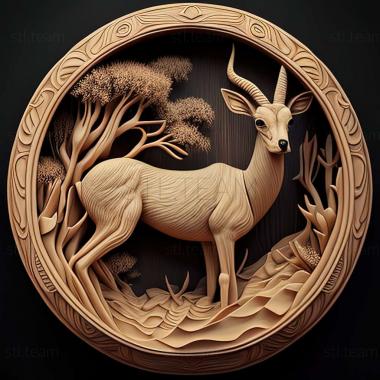 3D model Hypolimnas antilope (STL)